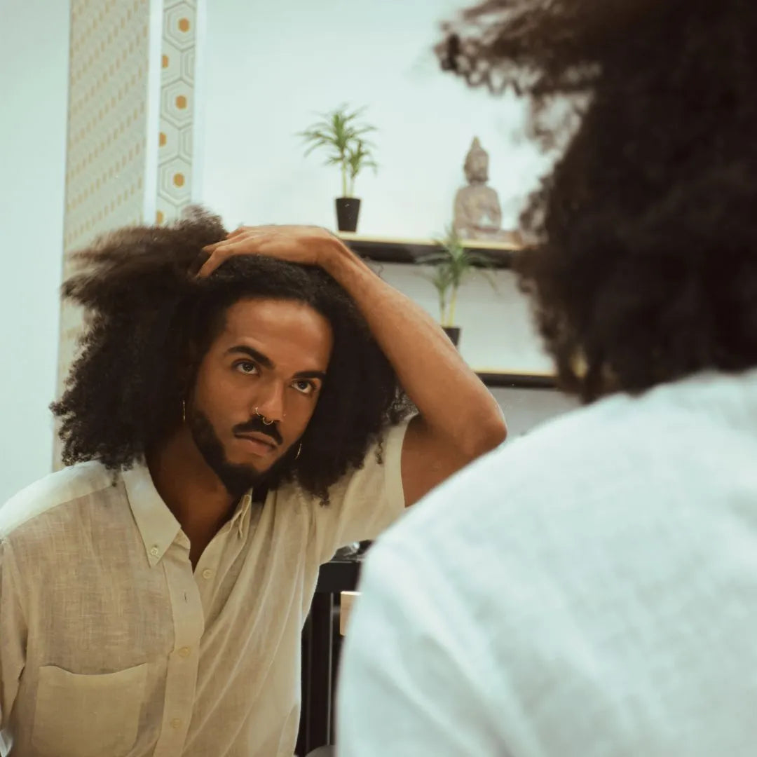 après shampoing cheveux crépus