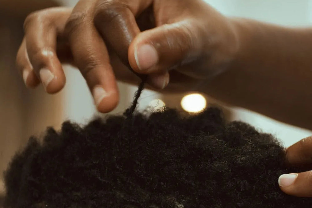 après shampoing naturel cheveux crépus