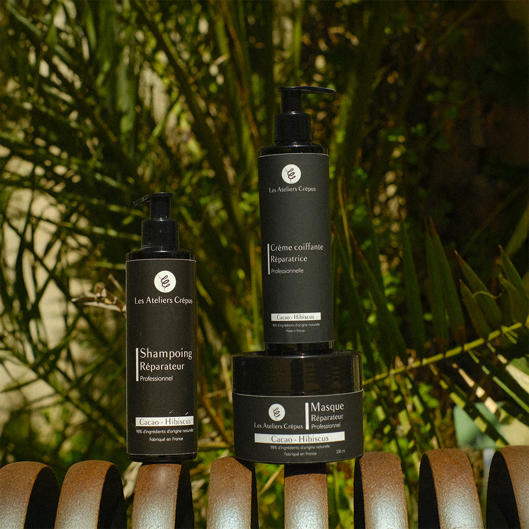 routine pour les cheveux crépus