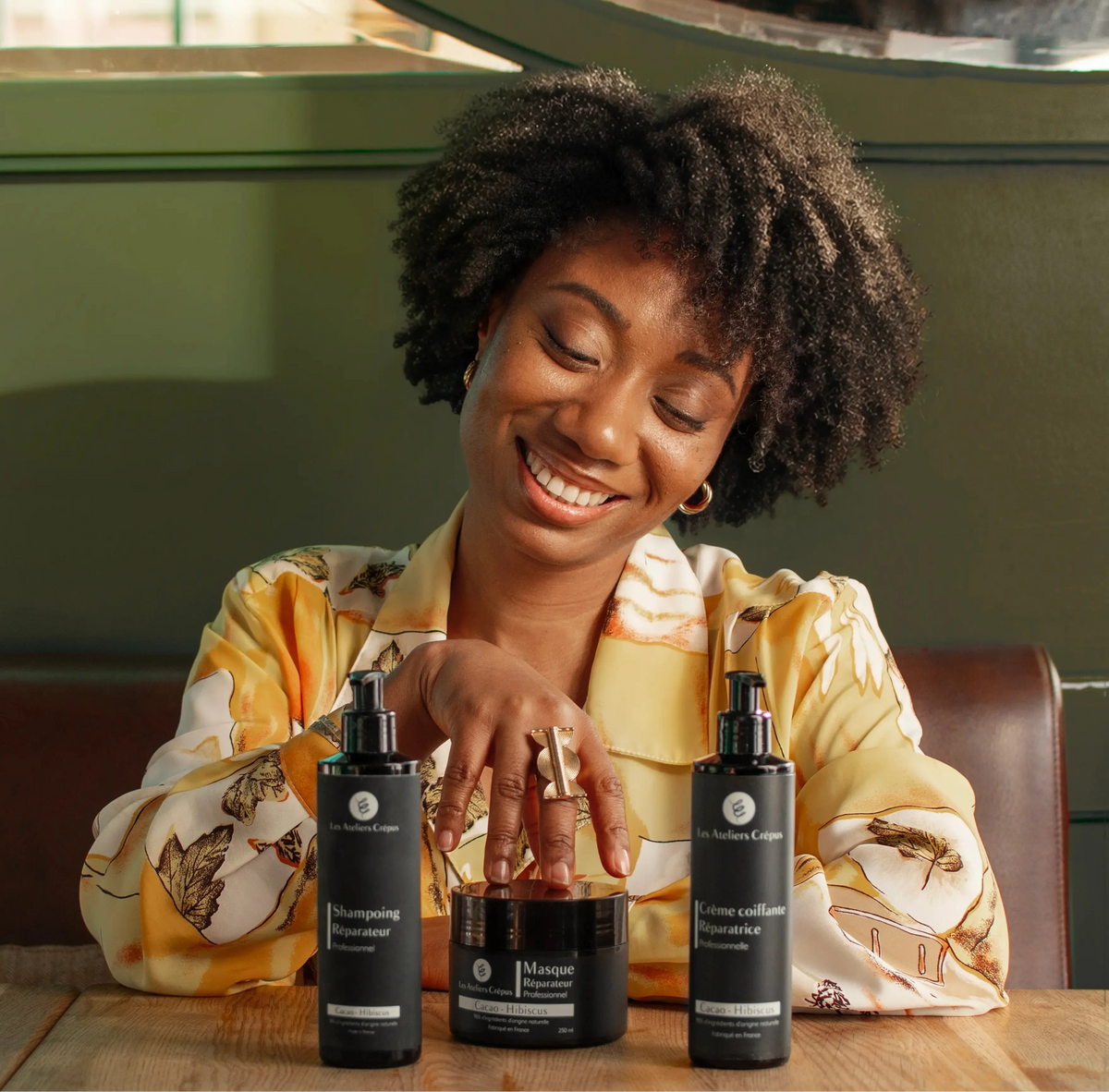Rituel Texture® : shampoing, masque et crème coiffante pour cheveux crépus